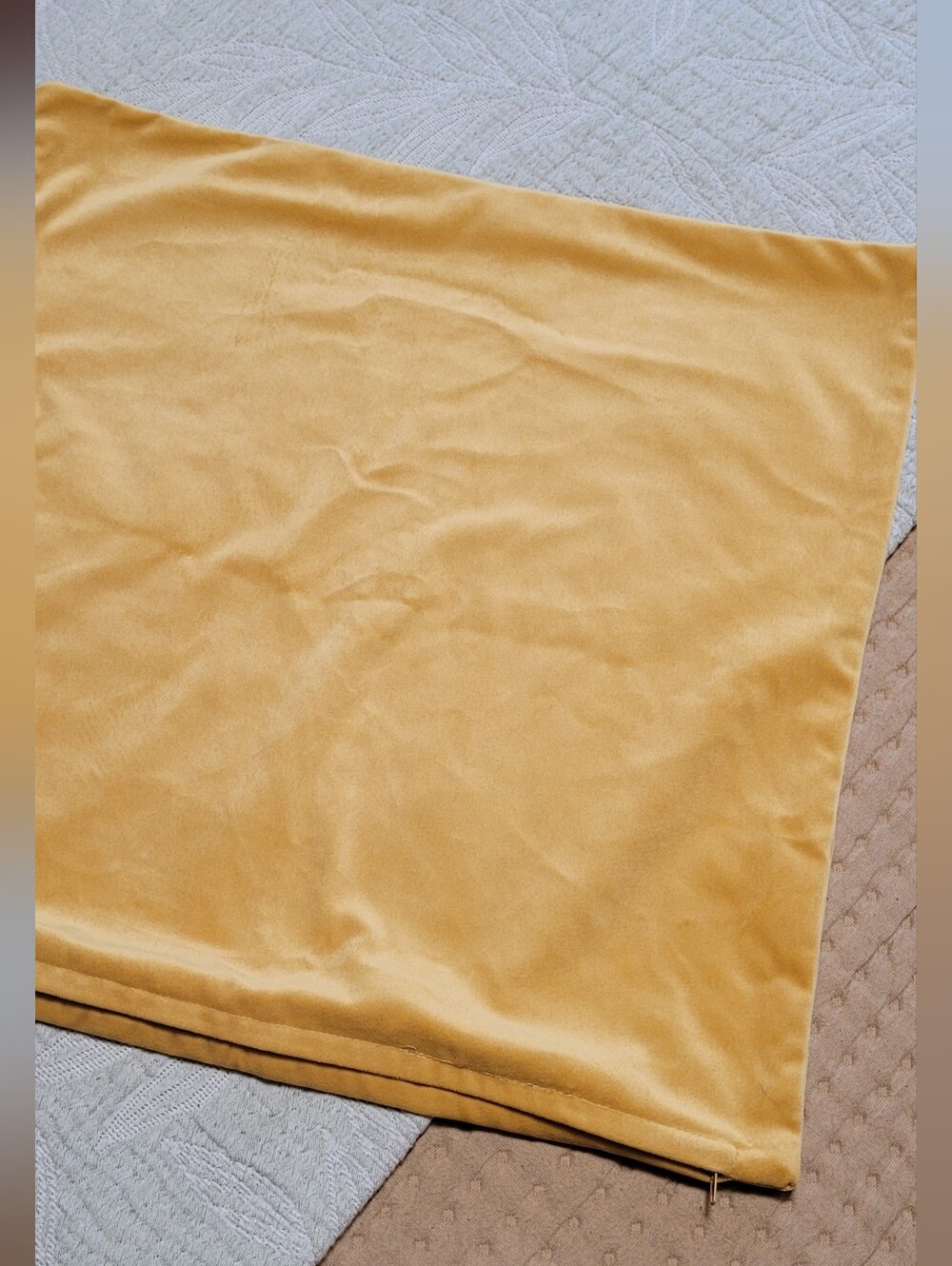 💜2 for $10💜 Bundle and save Plush Velvet Pillowcase - Mustard Yellow